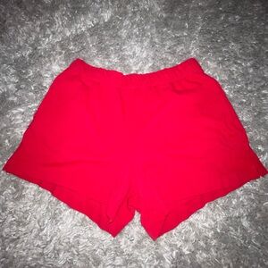 Tuckernuck Womens Shorts Red Cotton Size Small